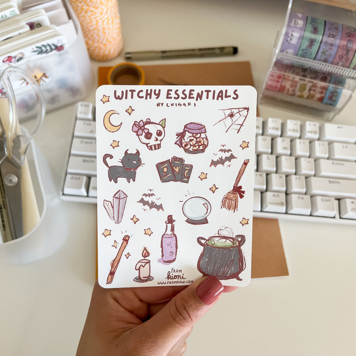 Fantasy Files 03 Sticker Sheet — Lace & Whimsy