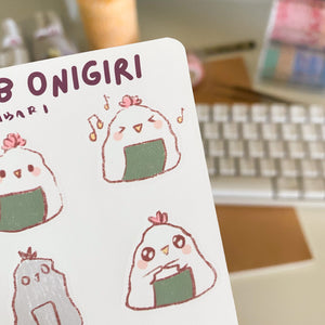 Bird Blob Onigiri Sticker Sheet From Kioni Chibari Sakura Festival-1