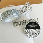 From Kioni Black Out From Kioni Inverted Black Rose Washi Tape, 15mmx10m-1