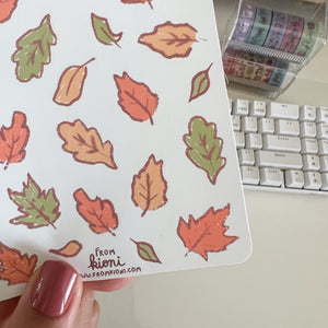 From Kioni Chibari Autumn Collection Autumn Leaves Sticker Sheet-1