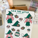 From Kioni Chibari Autumn Collection Lily the Witch Sticker Sheet-1