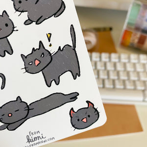 The Black Cat Sticker