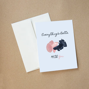 
            
                Load image into Gallery viewer, From Kioni Everything&amp;#39;s Betta With You Friendship Greeting Card 2
            
        
