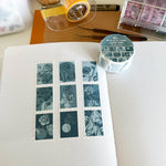 From Kioni Floral Renewal From Kioni Blue Rose Stamp Washi Tape, 25mmx5m-1