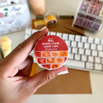 From Kioni Floral Renewal From Kioni Orange Stamp Washi Tape, 25mmx5m-2