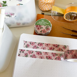 From Kioni Floral Renewal Huney Pika Press Blooming Sakura Cherry Blossom Washi Tape, 15mmx10m-1
