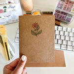 From Kioni Floral Renewal Huney Pika Press Sakura Cherry Blossom Handmade Notebook, 4.25x5 in.-1