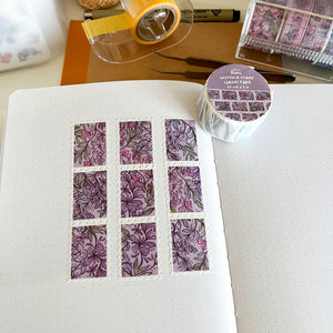 
            
                Load image into Gallery viewer, From Kioni Floral Renewal Huney Pika Press Wisteria Stamp Washi Tape, 25mmx5m-2
            
        