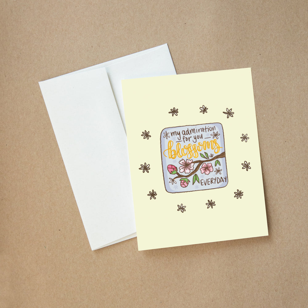 From Kioni Huney Pika Press Admiration Blossoms Everyday Encouragement Greeting Card
