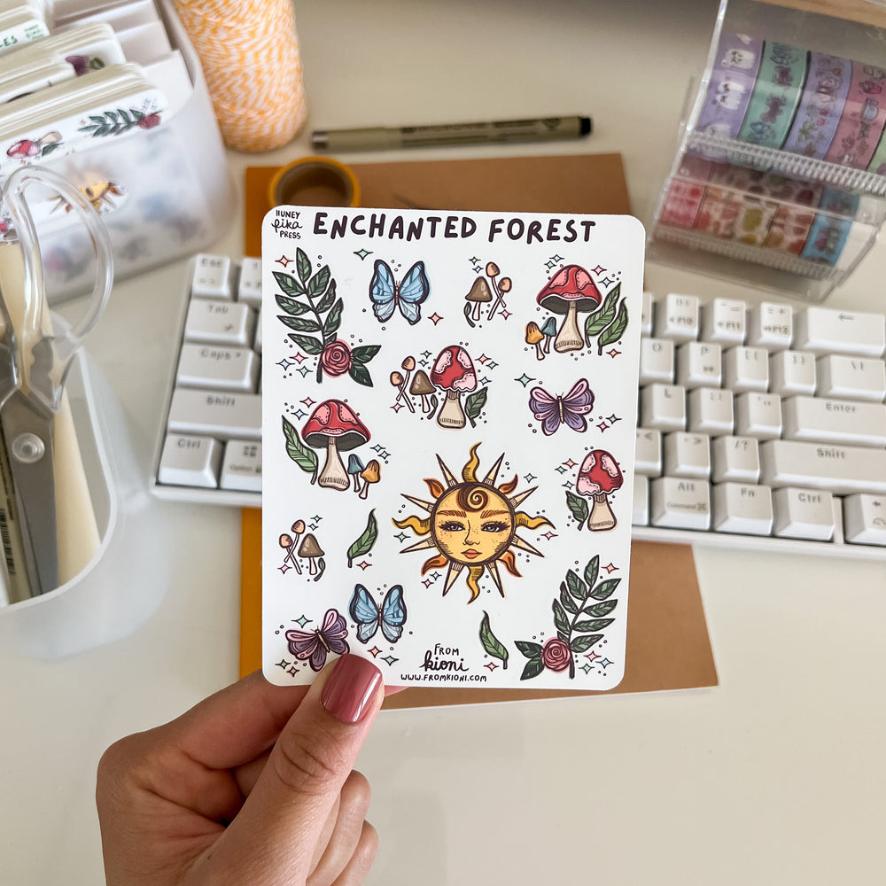 
            
                Load image into Gallery viewer, From Kioni Huney Pika Press Autumn Collection Enchanted Forest Sticker Sheet-1
            
        