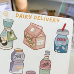 From Kioni Huney Pika Press Dairy Delivery Sticker Sheet