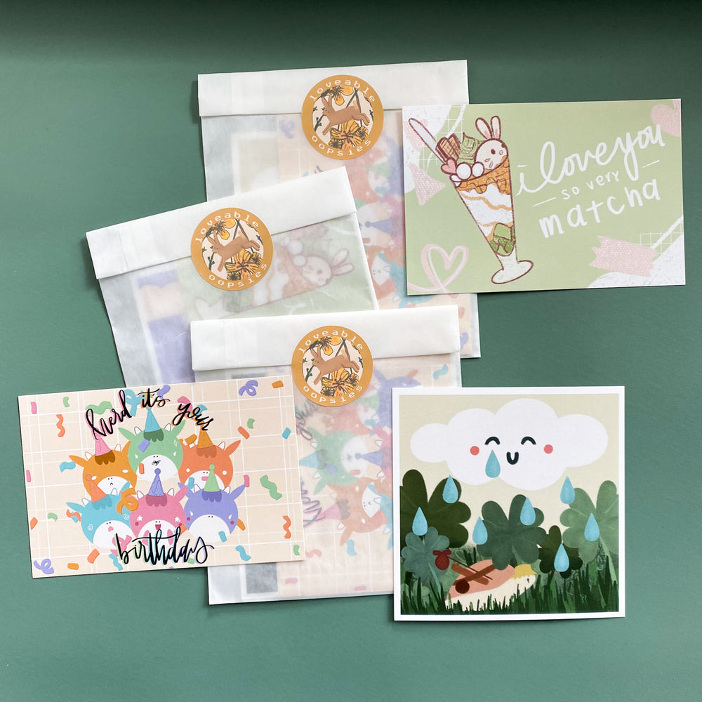 
            
                Load image into Gallery viewer, From Kioni Lovable Oopsies prints and cards
            
        