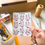 From Kioni Lunar New Year 2023 Chibari Bun Bun the Bunny Sticker Sheet-1