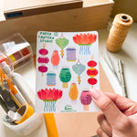 From Kioni Lunar New Year 2023 Huney Pika Press Paper Lantern Studio Sticker Sheet-1