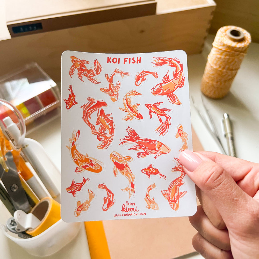 
            
                Load image into Gallery viewer, From Kioni Lunar New Year 2023 Koi Fish Sticker Sheet-1
            
        