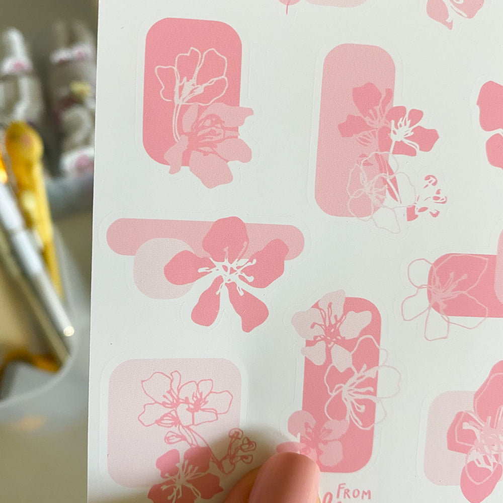 
            
                Load image into Gallery viewer, From Kioni Sakura Festival Cherry Blossoms Sticker Sheet-1
            
        