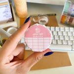 From Kioni Sakura Festival Collection From Kioni Pink Grid Washi Tape, 15mmx10m