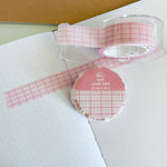 From Kioni Sakura Festival Collection From Kioni Pink Grid Washi Tape, 15mmx10m