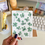 From Kioni Spring Collection Clover Patch Sticker Sheet