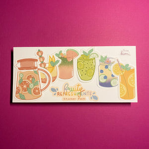 
            
                Load image into Gallery viewer, From Kioni Summer Lovin From Kioni Fruity Refreshments Sticker Pack
            
        