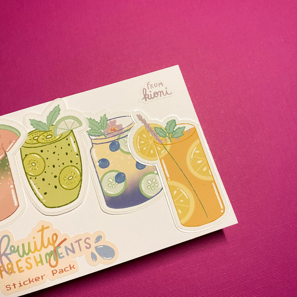 From Kioni Summer Lovin From Kioni Fruity Refreshments Sticker Pack