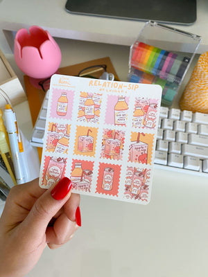 
            
                Load image into Gallery viewer, From Kioni Valentine_s Relation-Sip Stamps Sticker Sheet
            
        