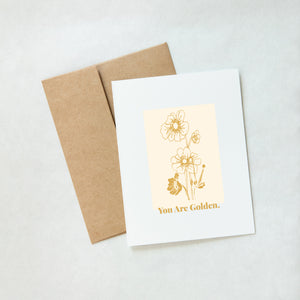 From Kioni You Are Golden Encouragement Greeting Card 1